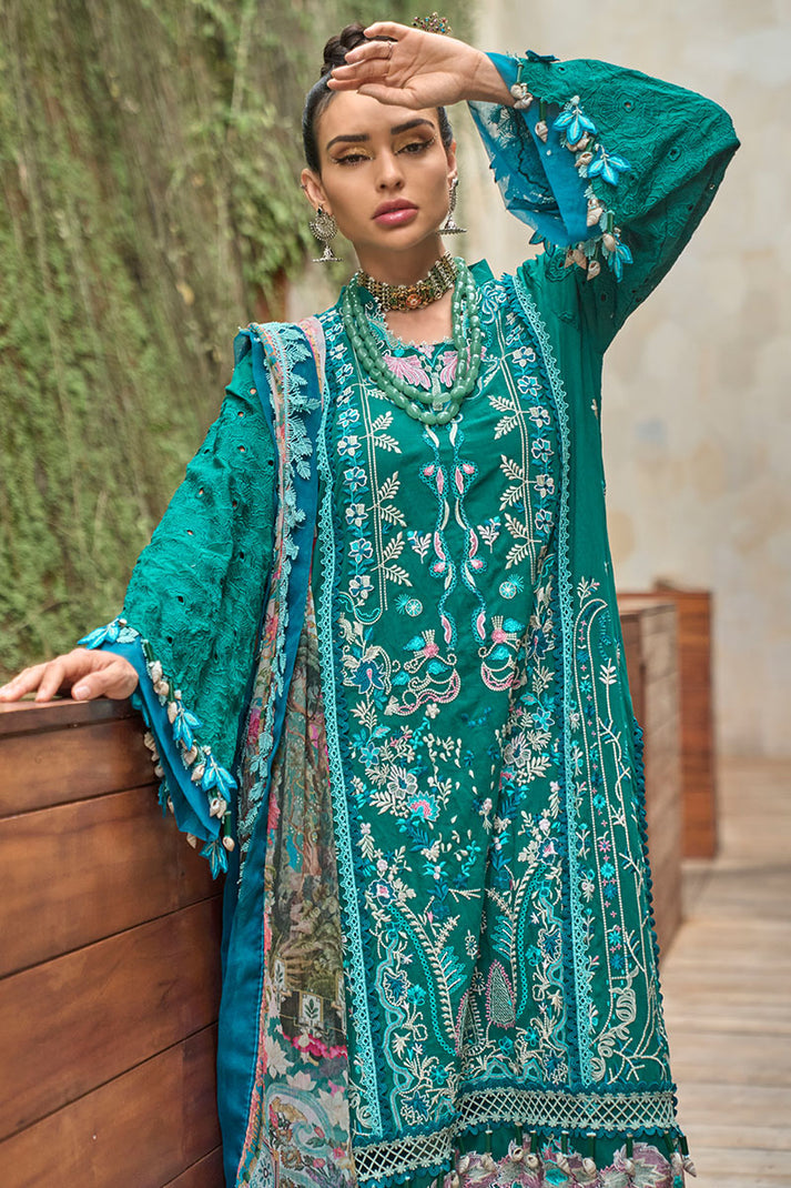 Ansab Jahangir | Zoha Lawn 24 | FRANGIPANI - Hoorain Designer Wear - Pakistani Ladies Branded Stitched Clothes in United Kingdom, United states, CA and Australia