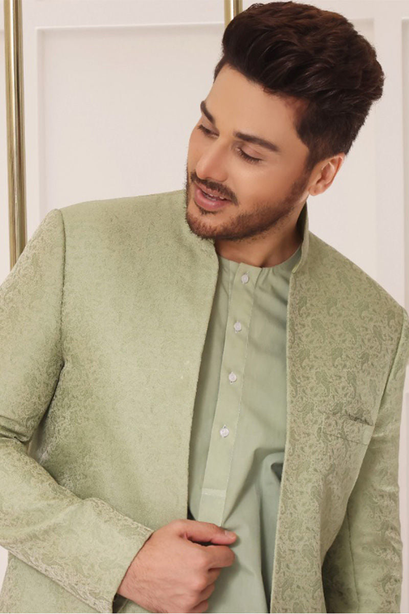 Pakistani Menswear | Ansab Jahangir | MINT AURA - Pakistani Clothes for women, in United Kingdom and United States