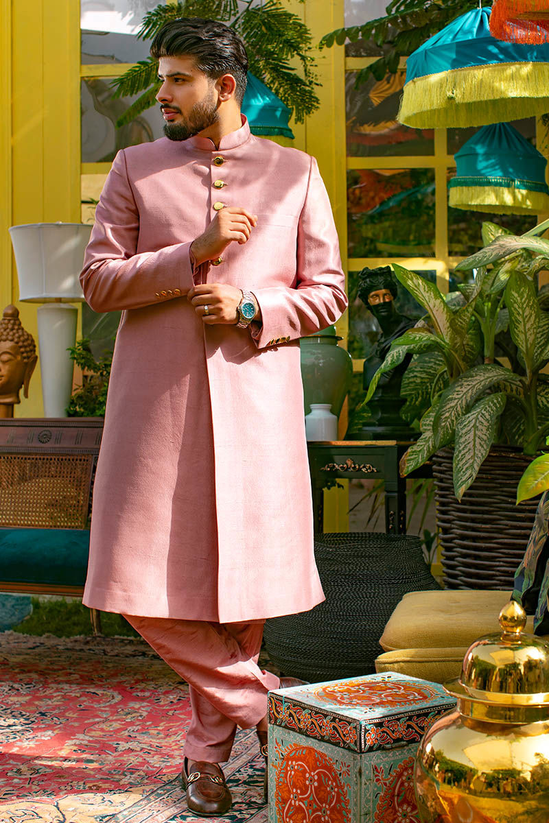 Pakistani Menswear | Ansab Jahangir | PINK NOSTALGIA - Pakistani Clothes for women, in United Kingdom and United States