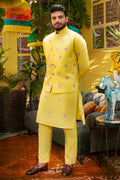 Pakistani Menswear | Ansab Jahangir | YELLOW RENDEZVOUS - Pakistani Clothes for women, in United Kingdom and United States