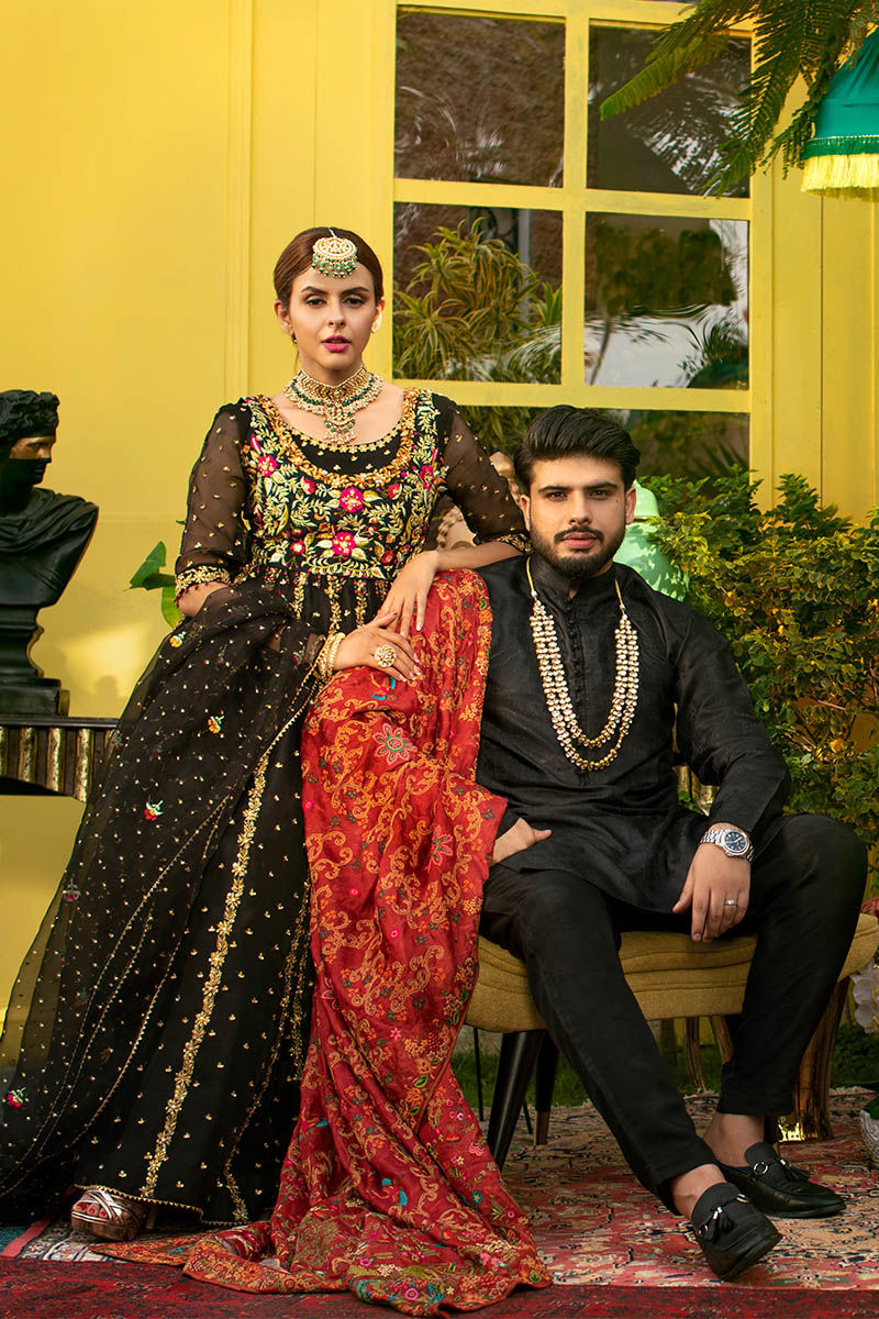 Pakistani Menswear | Ansab Jahangir | BLACK PASSION - Pakistani Clothes for women, in United Kingdom and United States