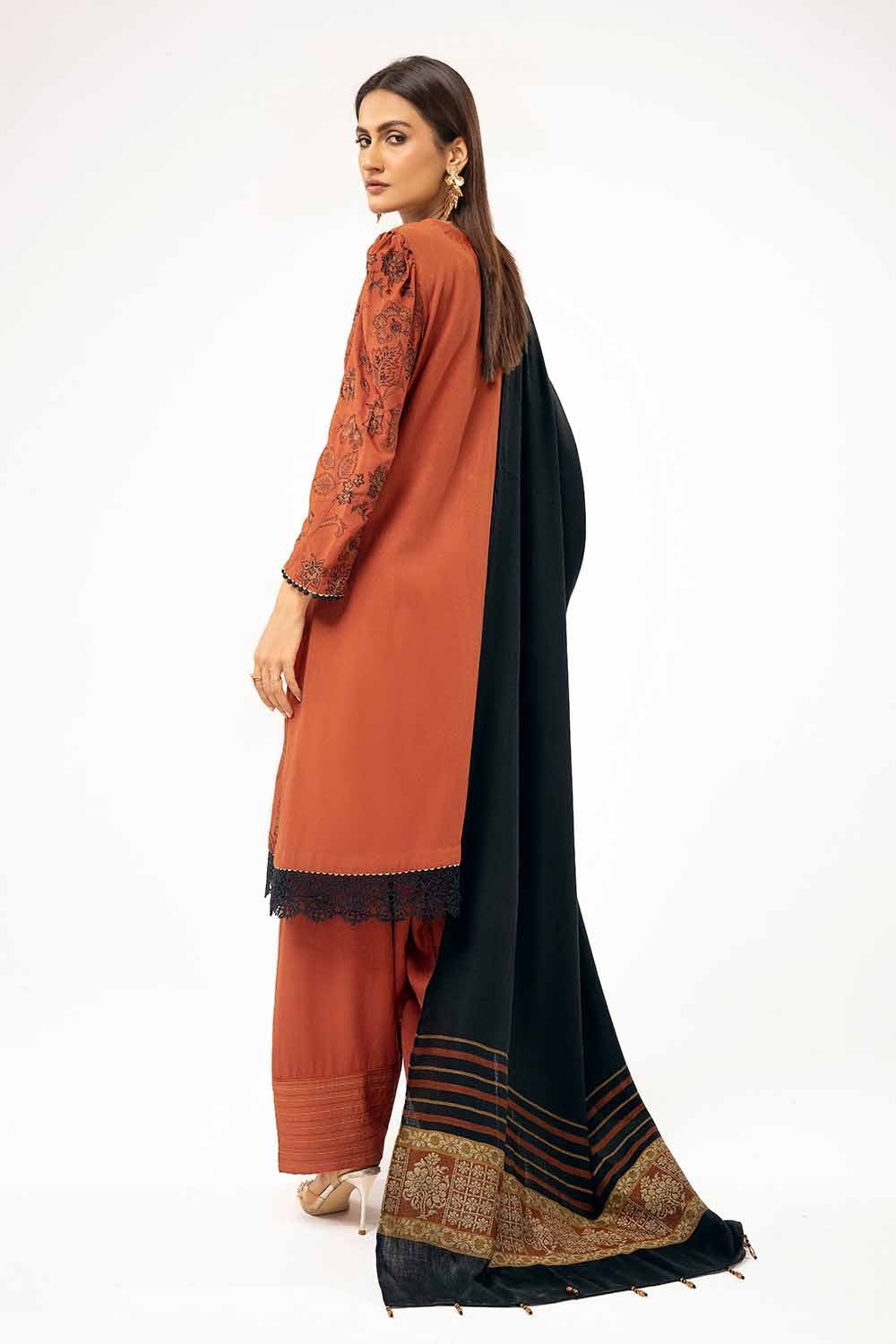 Gul Ahmed | Winter Collection 24 | Pashmina Suit AP-42001