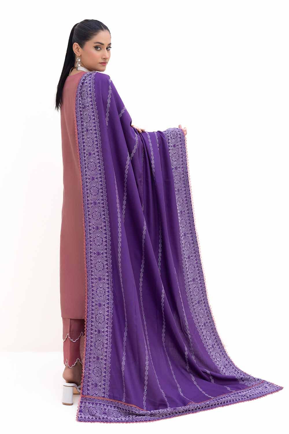 Gul Ahmed | Winter Collection 24 | Acrylic Dupatta AP-42003