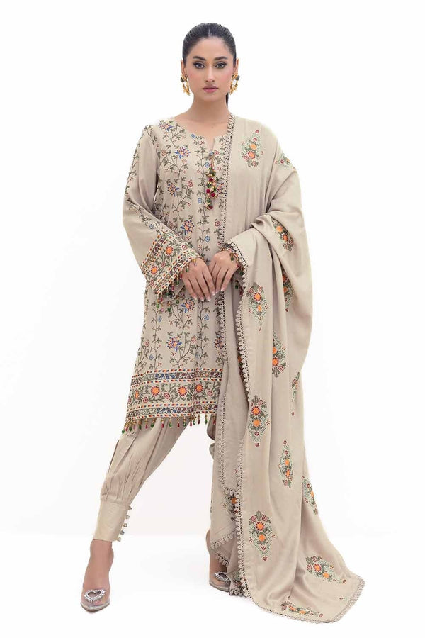 Gul Ahmed | Winter Collection 24 | Acrylic Dupatta AP-42007