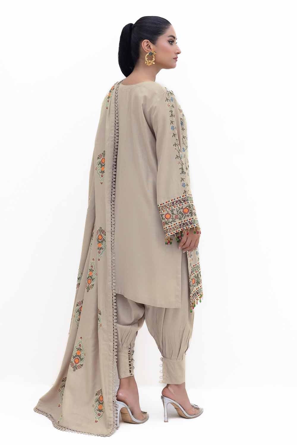 Gul Ahmed | Winter Collection 24 | Acrylic Dupatta AP-42007