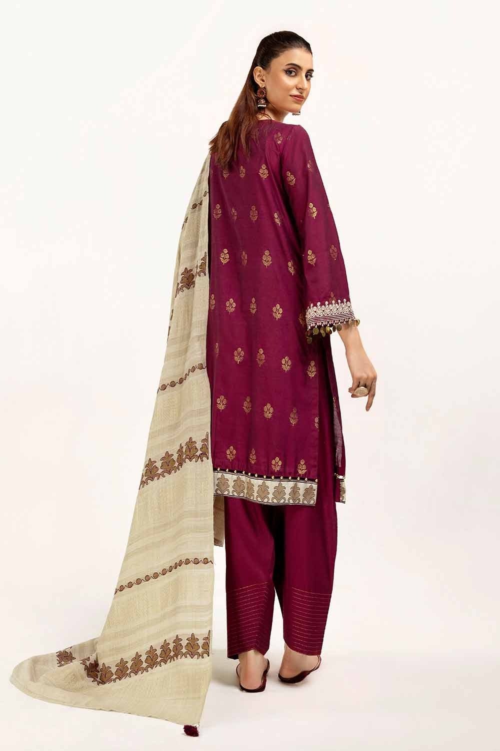 Gul Ahmed | Winter Collection 24 | Pashmina Dupatta AP-42019