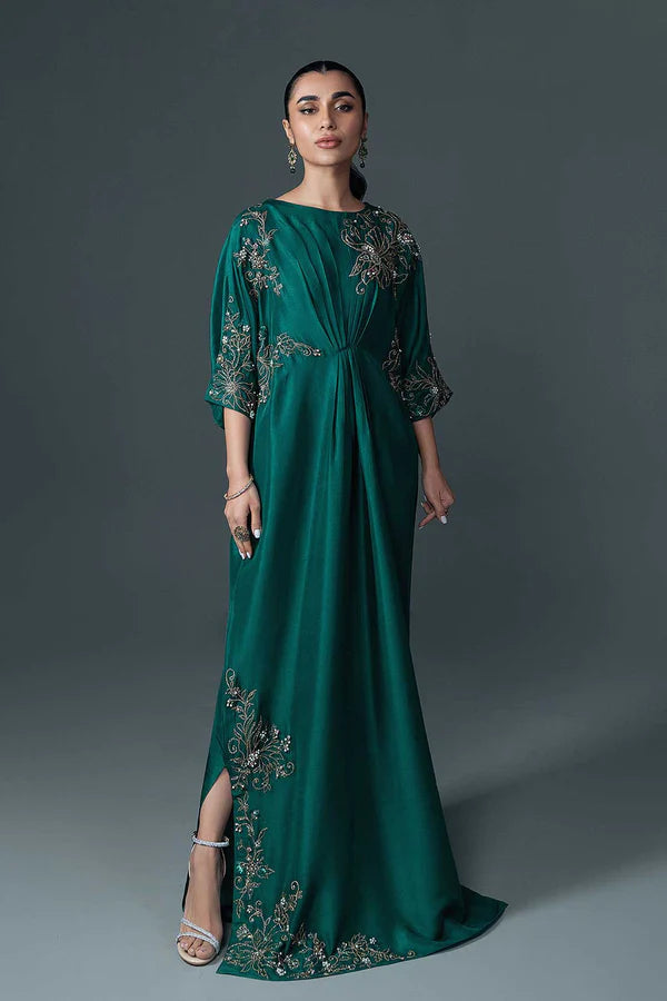 Jeem | Luxury Pret | ARIANA GREEN - Hoorain Designer Wear - Pakistani Ladies Branded Stitched Clothes in United Kingdom, United states, CA and Australia