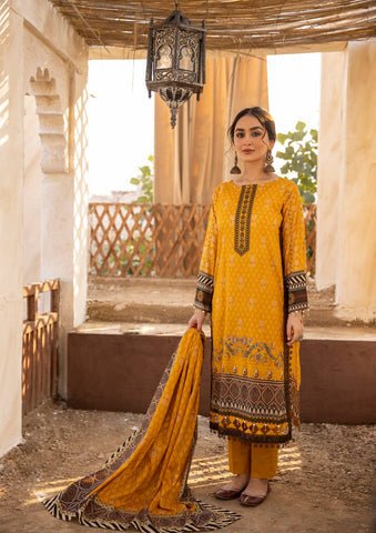 Art & Style | Classic Lawn Collection | D#325 - Pakistani Clothes - Hoorain Designer Wear