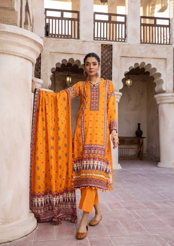 Art & Style | Classic Lawn Collection | D#333 - Pakistani Clothes - Hoorain Designer Wear