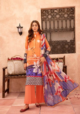 Art & Style | POP ART Collection | D#40 - Pakistani Clothes - Hoorain Designer Wear