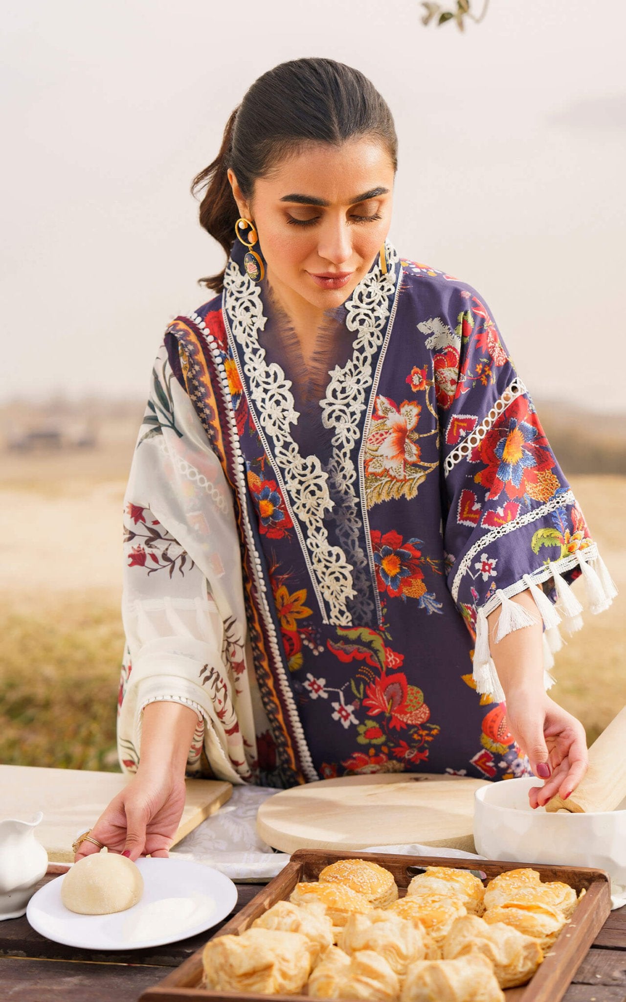 Asifa and Nabeel | Meraki Summer 24 | ALORA - U141M003 - Pakistani Clothes - Hoorain Designer Wear