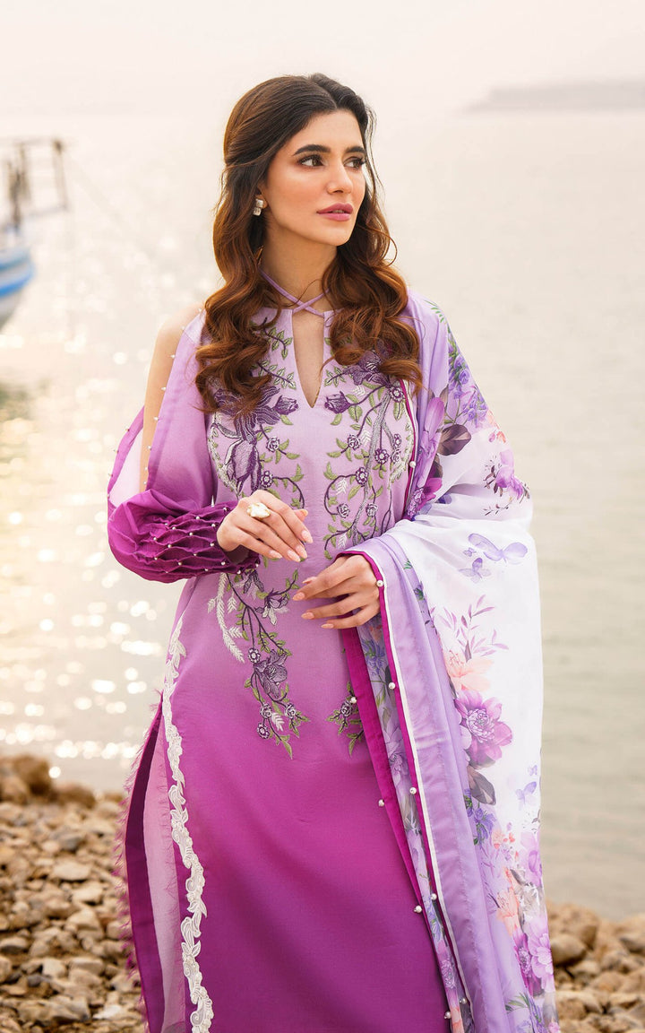 Asifa and Nabeel | Meraki Summer 24 | CALLA - U141M018 - Pakistani Clothes - Hoorain Designer Wear