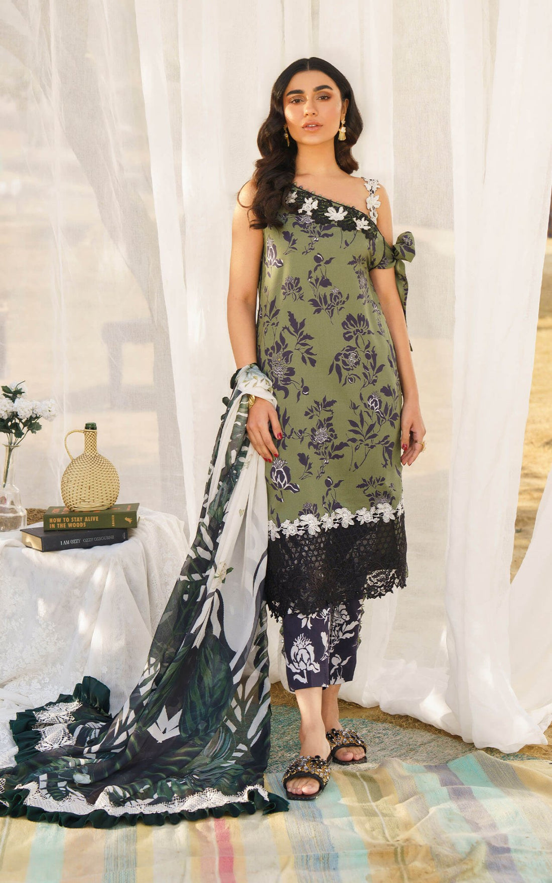 Asifa and Nabeel | Meraki Summer 24 | DARCY - U141M011 - Pakistani Clothes - Hoorain Designer Wear