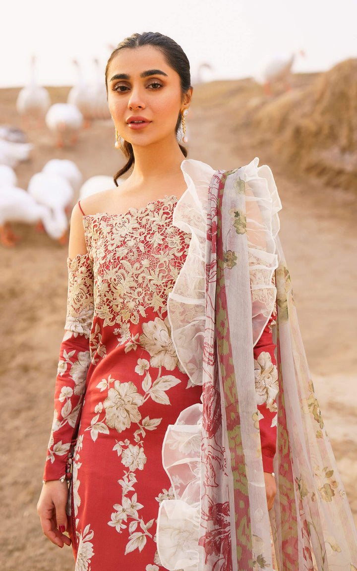 Asifa and Nabeel | Meraki Summer 24 | SIA - U141M006 - Pakistani Clothes - Hoorain Designer Wear