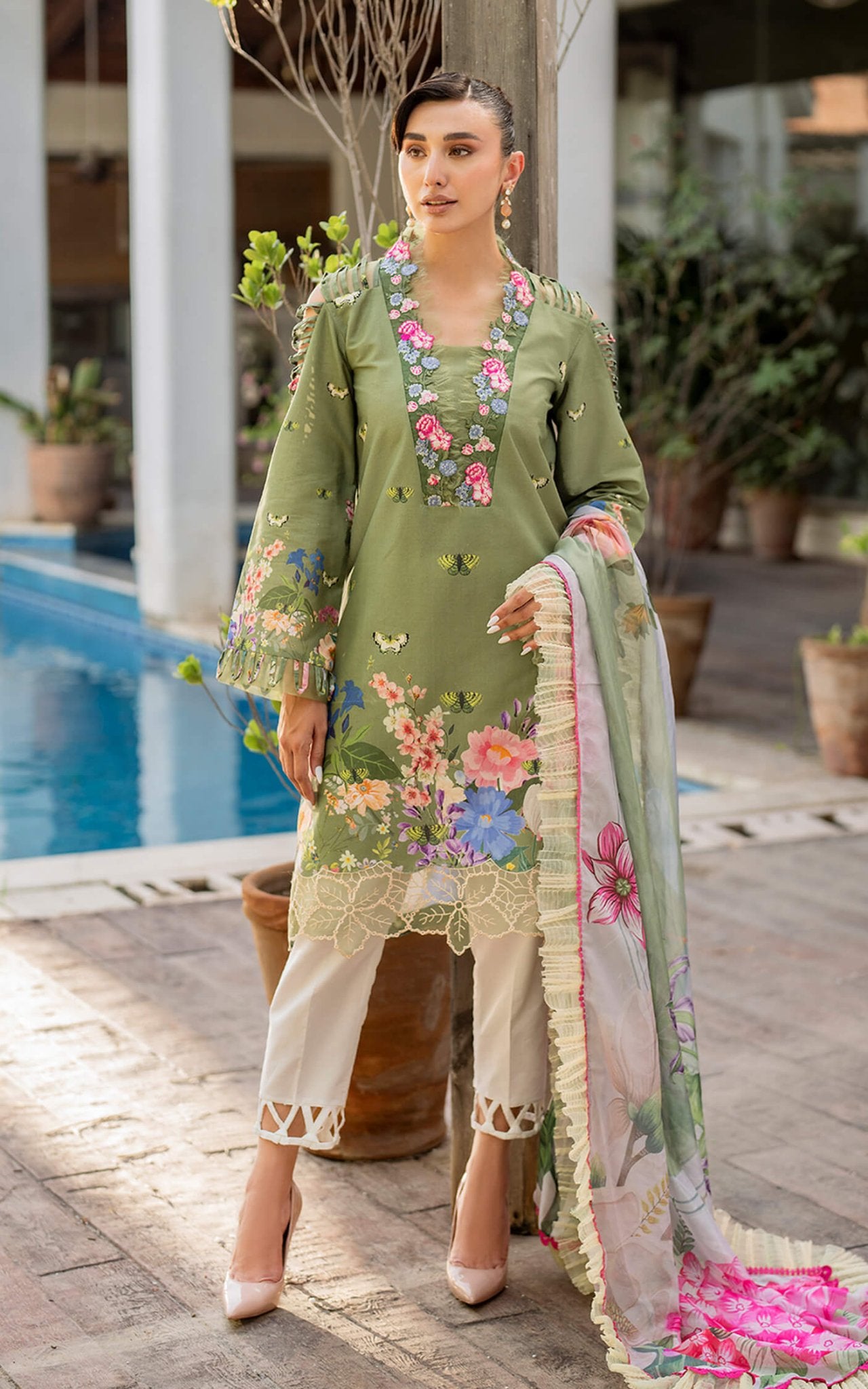 Asifa and Nabeel | Meraki Summer Vol 2 | Meyna MK - 07 - Pakistani Clothes - Hoorain Designer Wear