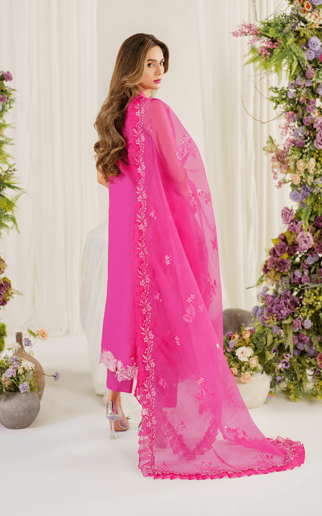 Asifa and Nabeel | Pretty in Pink Limited Edition | Carnation (PP - 2) - Pakistani Clothes - Hoorain Designer Wear