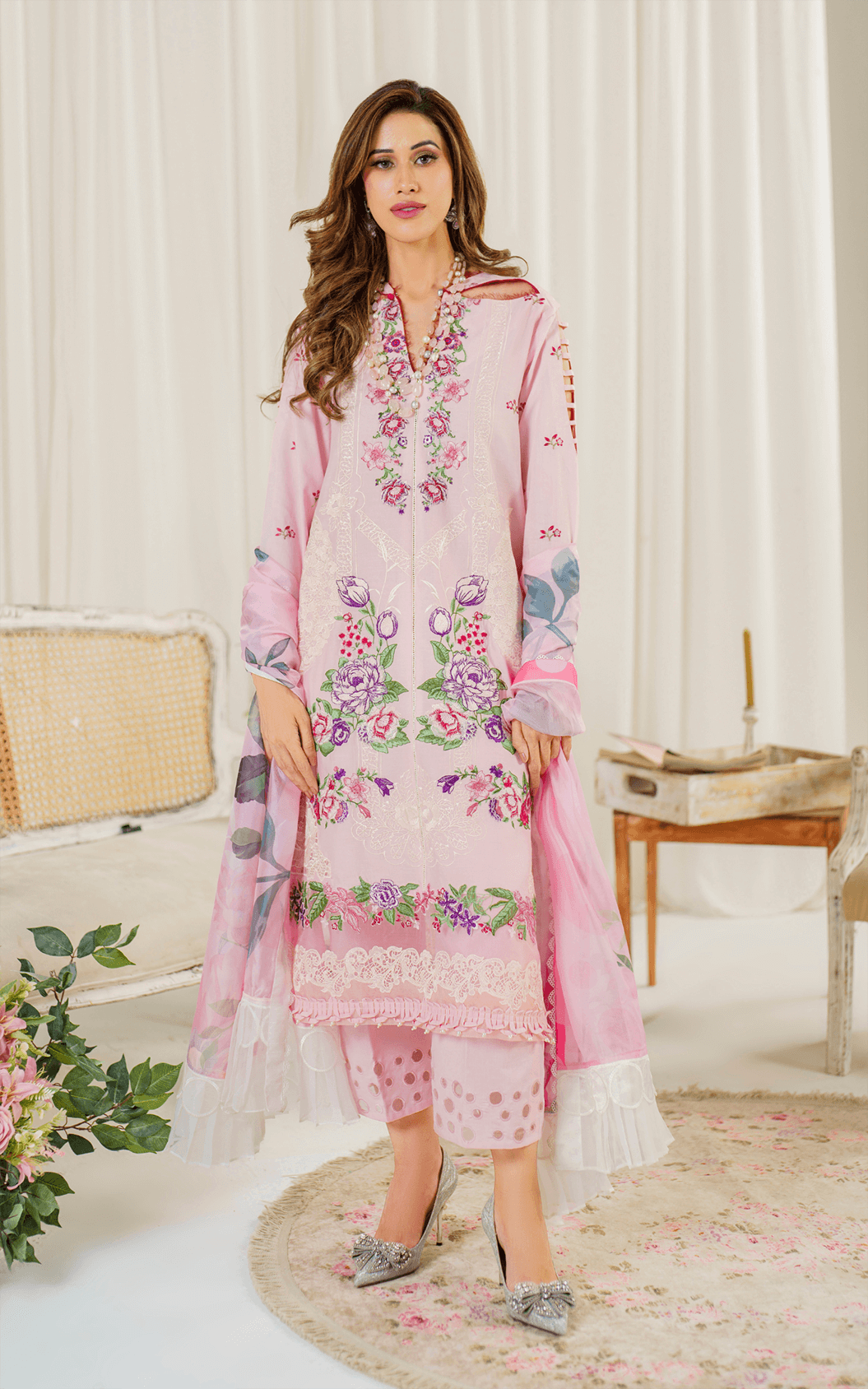 Asifa and Nabeel | Pretty in Pink Limited Edition | Sedum (PP - 9) - Pakistani Clothes - Hoorain Designer Wear