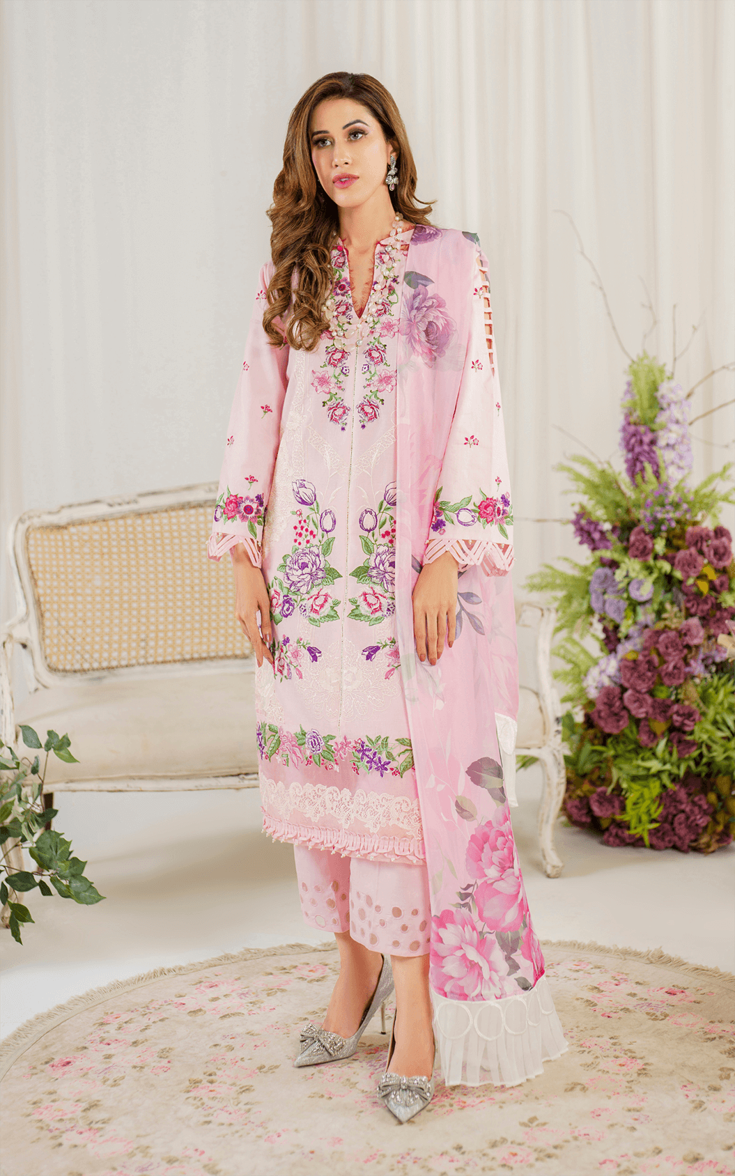 Asifa and Nabeel | Pretty in Pink Limited Edition | Sedum (PP - 9) - Pakistani Clothes - Hoorain Designer Wear