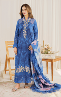 Asifa & Nabeel | Luxury Lawn | Peri Winkal PP - 4 - Pakistani Clothes - Hoorain Designer Wear