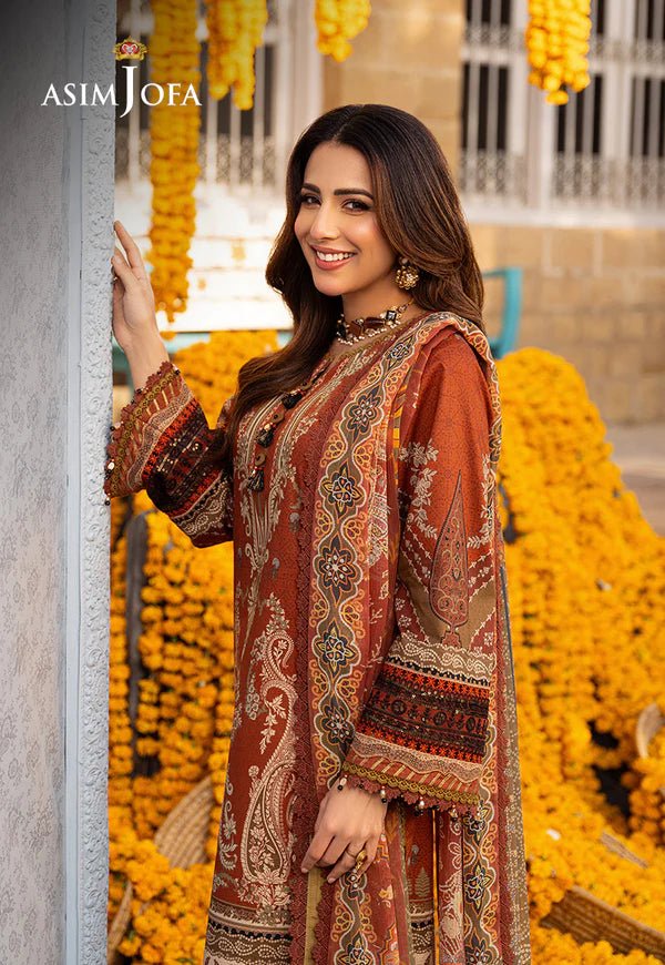 Asim Jofa | Aira Summer Prints | AJAR 03 - Pakistani Clothes - Hoorain Designer Wear