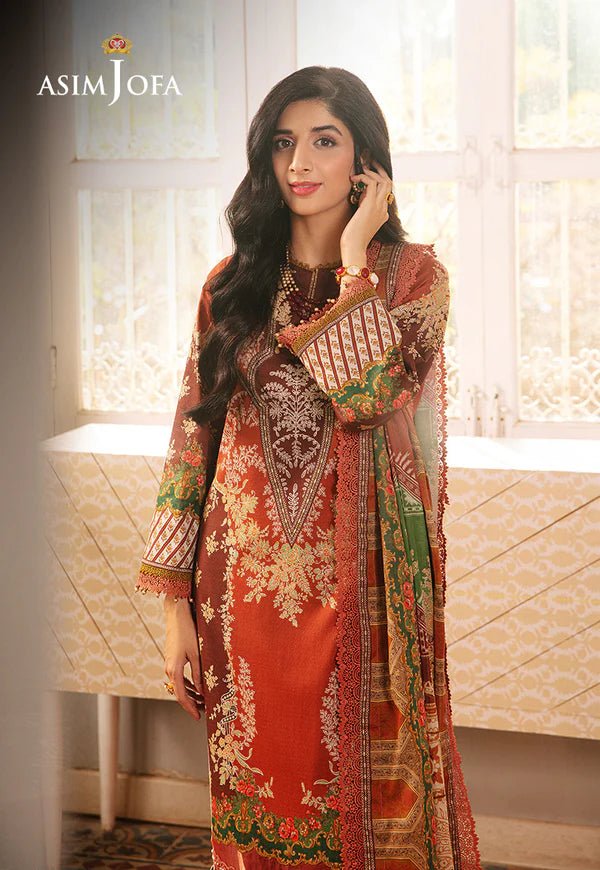 Asim Jofa | Aira Summer Prints | AJAR - 14 - Pakistani Clothes - Hoorain Designer Wear