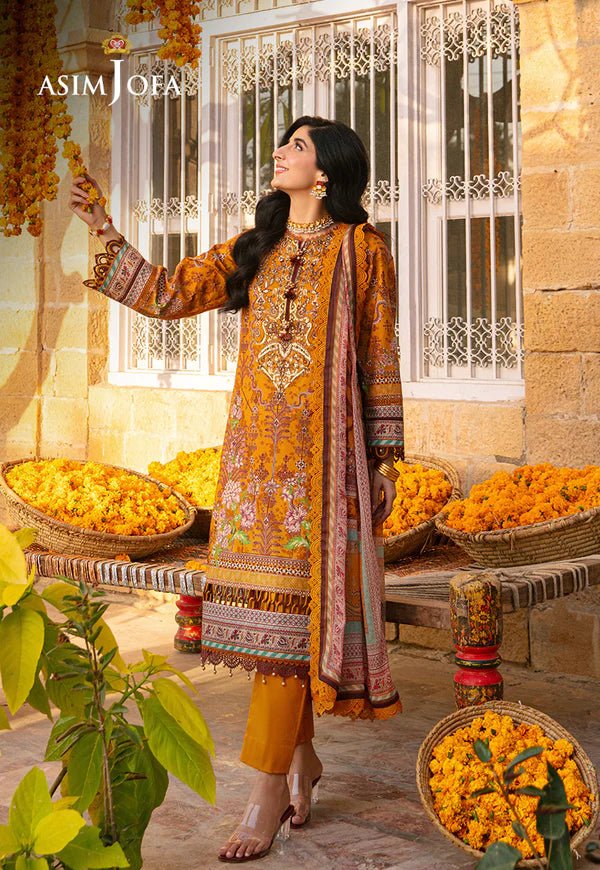 Asim Jofa | Aira Summer Prints | AJAR - 15 - Pakistani Clothes - Hoorain Designer Wear