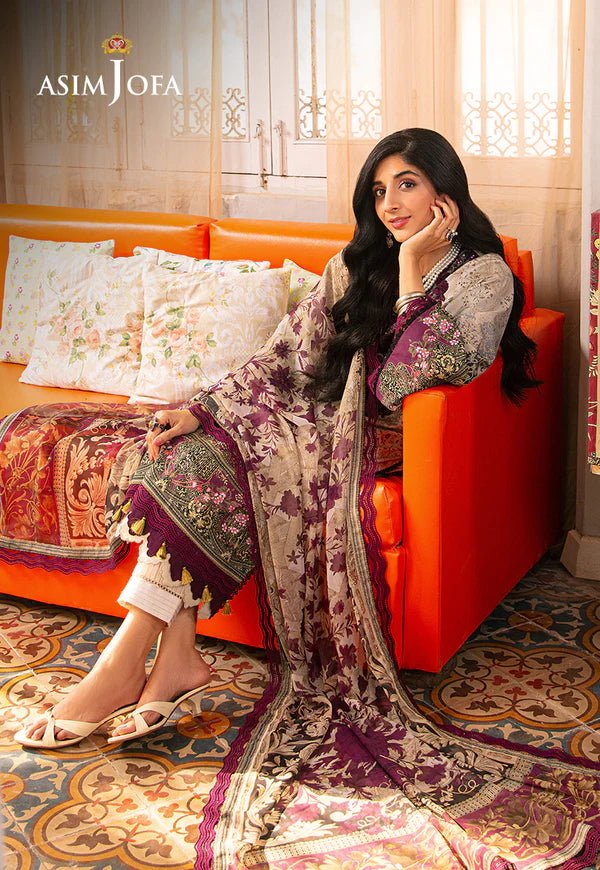 Asim Jofa | Aira Summer Prints | AJAR 21 - Pakistani Clothes - Hoorain Designer Wear