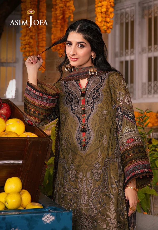 Asim Jofa | Aira Summer Prints | AJAR 23 - Pakistani Clothes - Hoorain Designer Wear