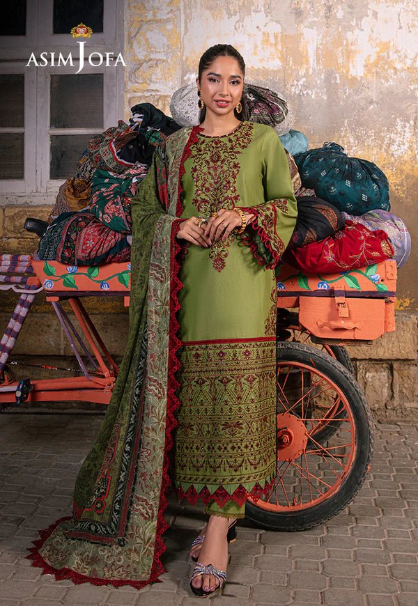 Asim Jofa | Aira Summer Prints | AJAR - 33 - Pakistani Clothes - Hoorain Designer Wear