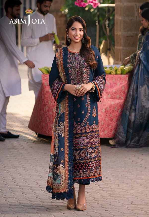 Asim Jofa | Aira Summer Prints | AJAR - 36 - Pakistani Clothes - Hoorain Designer Wear