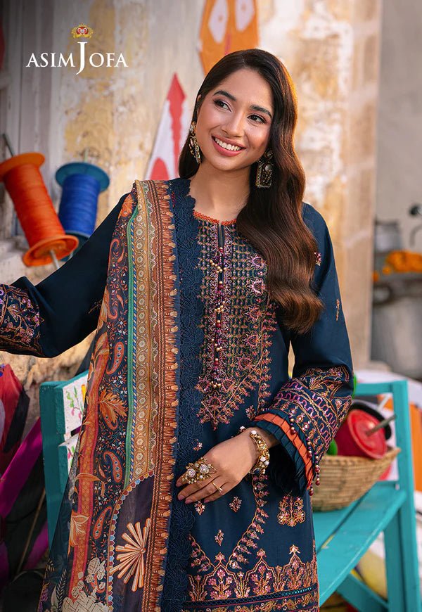 Asim Jofa | Aira Summer Prints | AJAR - 36 - Pakistani Clothes - Hoorain Designer Wear