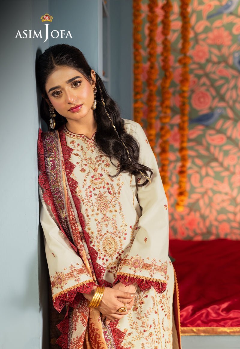 Asim Jofa | Asra Festive Essentials | AJRA - 09 - Pakistani Clothes - Hoorain Designer Wear