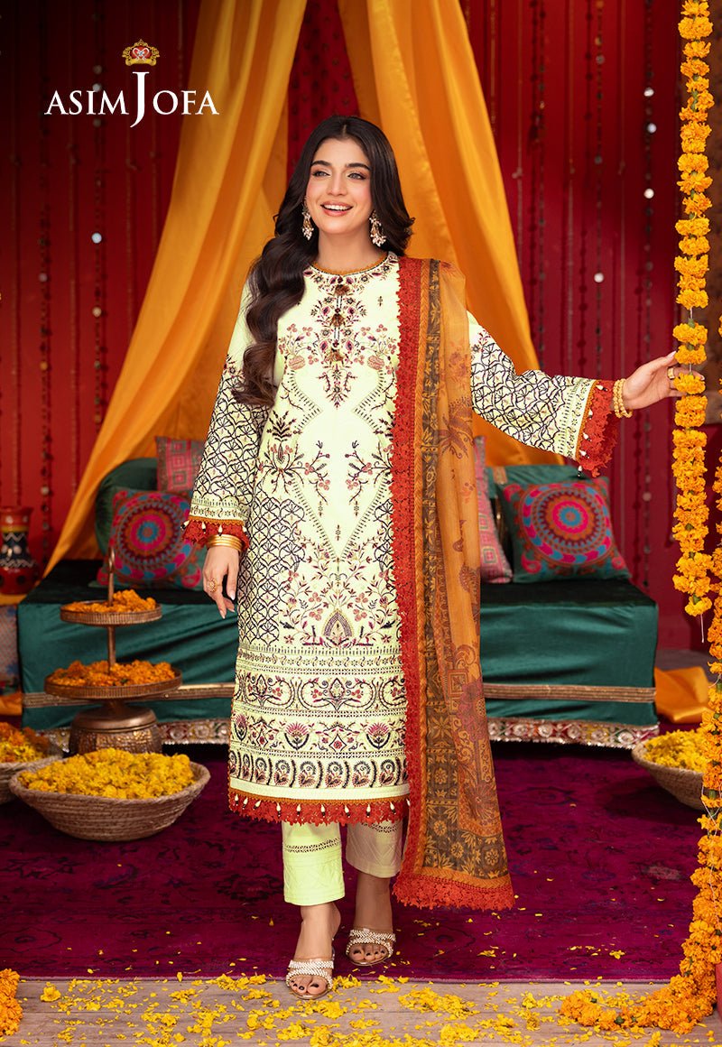 Asim Jofa | Asra Festive Essentials | AJRA - 15 - Pakistani Clothes - Hoorain Designer Wear