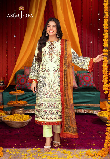 Asim Jofa | Asra Festive Essentials | AJRA - 15 - Pakistani Clothes - Hoorain Designer Wear