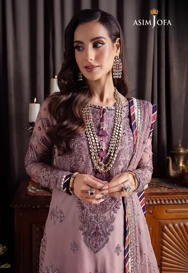 Asim Jofa | Bekhudi Luxury Chiffon 23 | AJBK - 04 - Pakistani Clothes - Hoorain Designer Wear