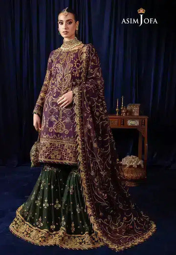 Asim Jofa | Bekhudi Luxury Chiffon 23 | AJBK - 07 - Pakistani Clothes - Hoorain Designer Wear