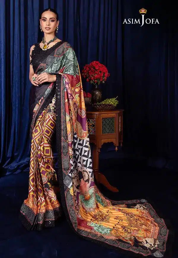 Asim Jofa | Bekhudi Luxury Chiffon 23 | AJBK - 09 - Pakistani Clothes - Hoorain Designer Wear