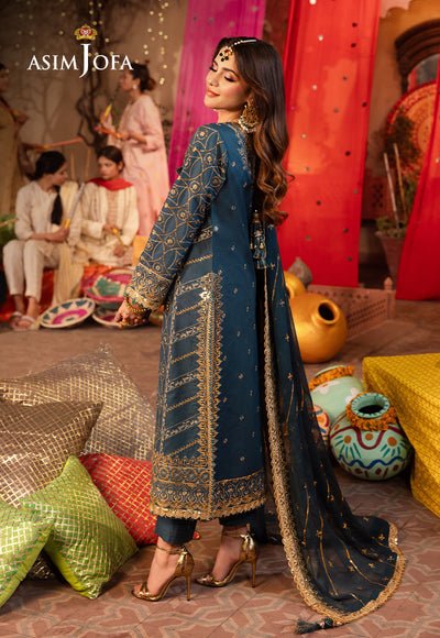 Asim Jofa | Chamak Damak Festive 24 | AJCD - 01 - Pakistani Clothes - Hoorain Designer Wear