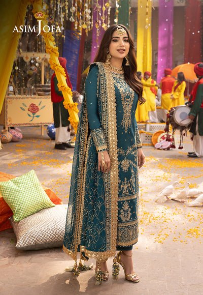 Asim Jofa | Chamak Damak Festive 24 | AJCD - 07 - Pakistani Clothes - Hoorain Designer Wear