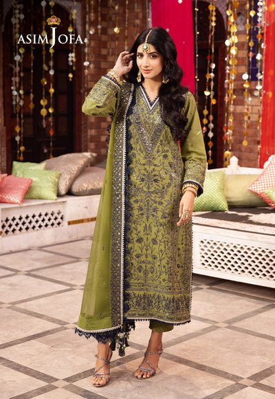 Asim Jofa | Chamak Damak Festive 24 | AJCD - 10 - Pakistani Clothes - Hoorain Designer Wear