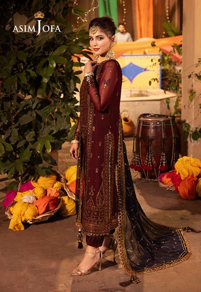 Asim Jofa | Chamak Damak Festive 24 | AJCD - 20 - Pakistani Clothes - Hoorain Designer Wear