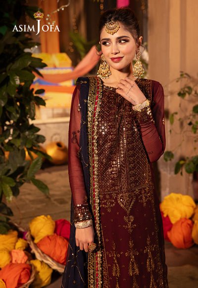 Asim Jofa | Chamak Damak Festive 24 | AJCD - 20 - Pakistani Clothes - Hoorain Designer Wear