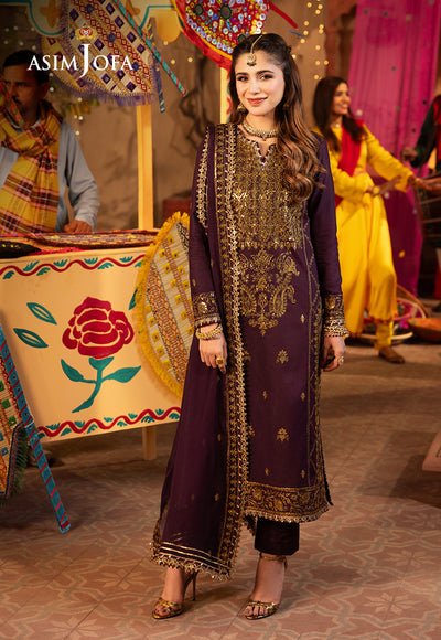 Asim Jofa | Chamak Damak Festive 24 | AJCD - 23 - Pakistani Clothes - Hoorain Designer Wear