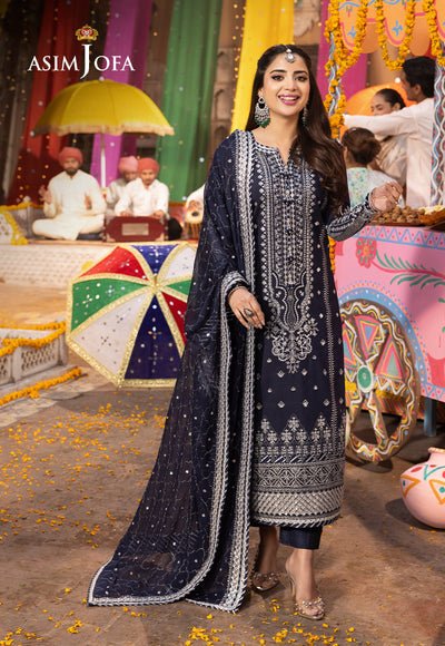 Asim Jofa | Chamak Damak Festive 24 | AJCD - 24 - Pakistani Clothes - Hoorain Designer Wear