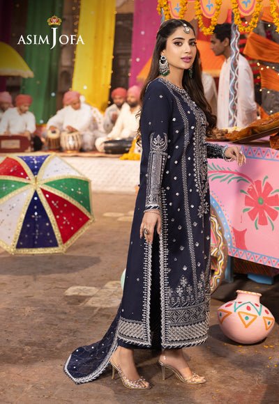 Asim Jofa | Chamak Damak Festive 24 | AJCD - 24 - Pakistani Clothes - Hoorain Designer Wear