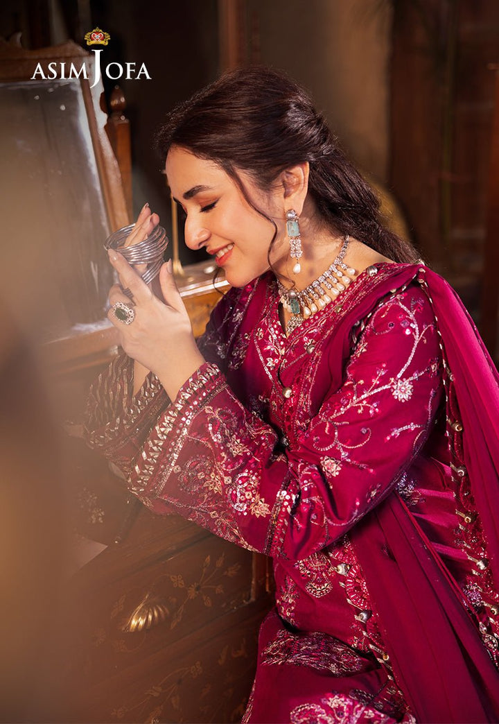 Asim Jofa | Chikankari Eid’24 | AJCE - 09 - Pakistani Clothes - Hoorain Designer Wear