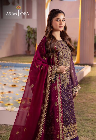 Asim Jofa | Dhanak Rang Collection | AJCF - 02 - Pakistani Clothes - Hoorain Designer Wear