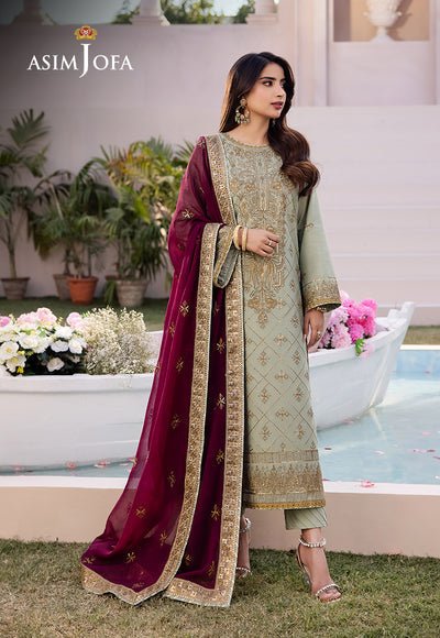 Asim Jofa | Dhanak Rang Collection | AJCF - 06 - Pakistani Clothes - Hoorain Designer Wear