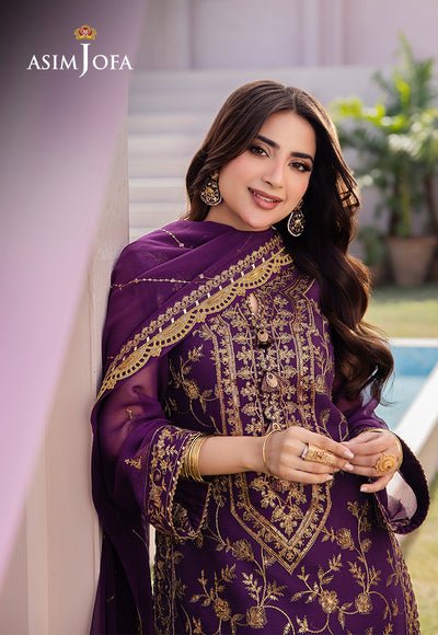 Asim Jofa | Dhanak Rang Collection | AJCF - 08 - Pakistani Clothes - Hoorain Designer Wear