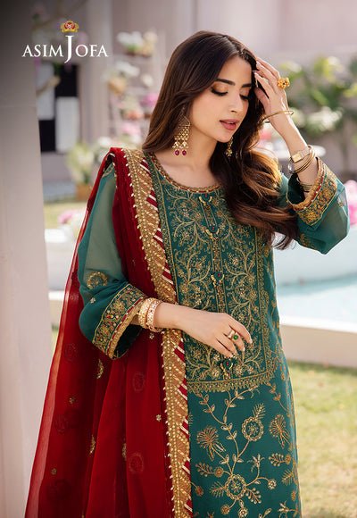 Asim Jofa | Dhanak Rang Collection | AJCF - 11 - Pakistani Clothes - Hoorain Designer Wear